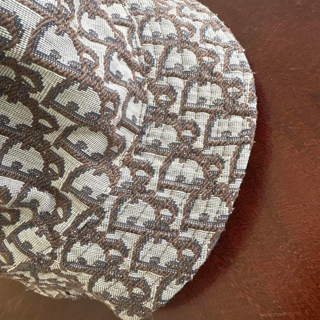 Dior Men's Bucket hats - Brown/Tan in neutral|brown|red from Depop, photo 6 of 7