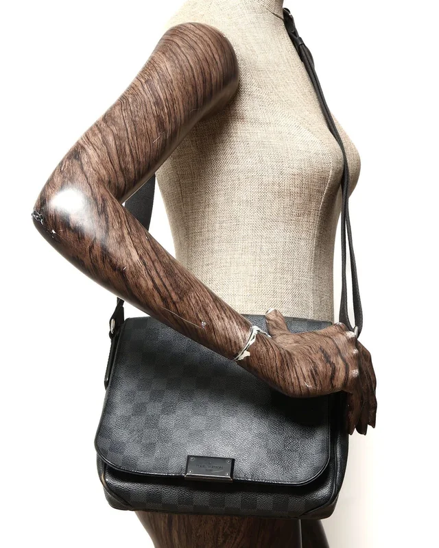 Louis Vuitton Damier Graphite District PM Bag in Grey Canvas from A Retro Tale, photo 11 of 11