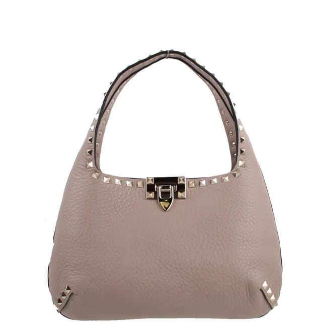 VALENTINO GARAVANI Rockstud Hobo Bag Small, Poudre from Cultstatus, photo 1 of 1