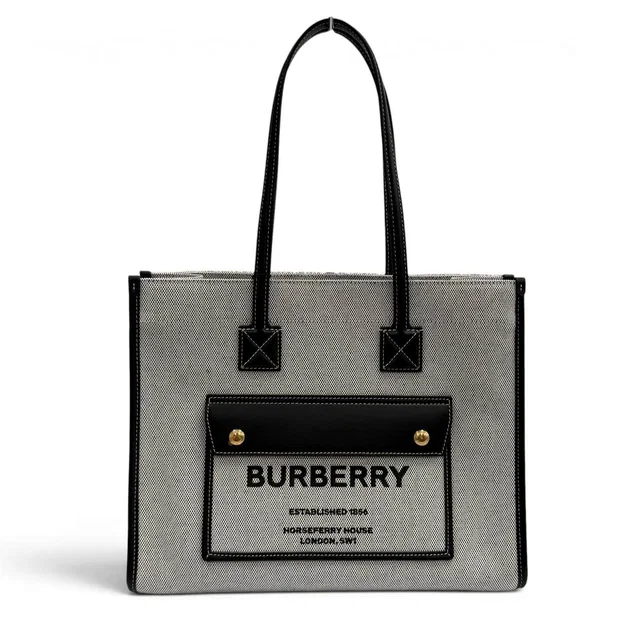Burberry Freya Tote Bag in Canvas from LuxUness