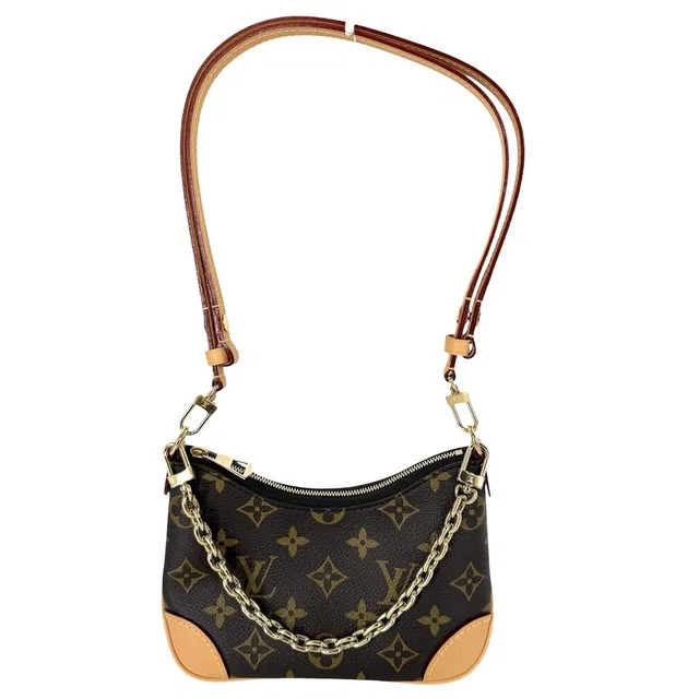 Louis Vuitton 2-Way Nano Boulogne Shoulder Bag Crossbody Monogram Canvas Brown in Brown Coated canvas from The Reluxe