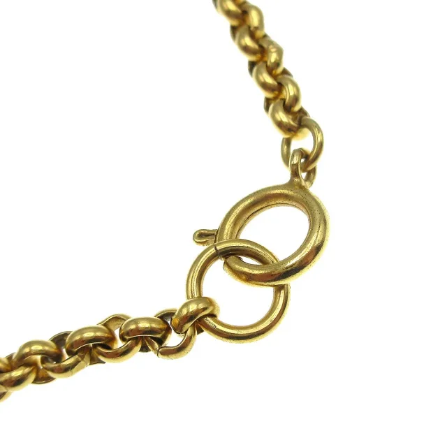 Chanel Cc Heart Pendant Metal Gold _plated Jewelry in Gold from HEWI, photo 5 of 5
