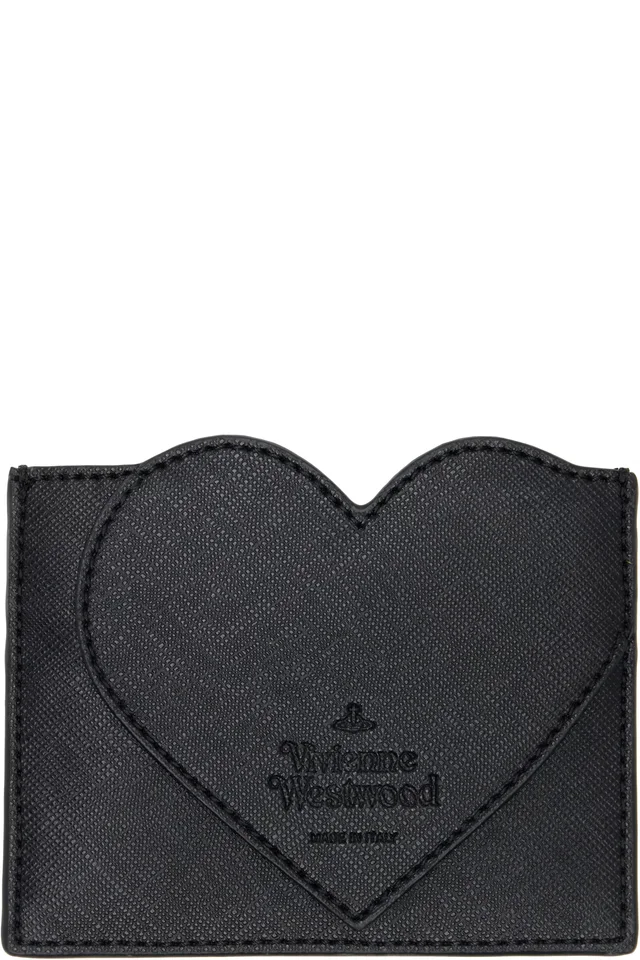Vivienne Westwood Black Heart Card Holder, photo 2 of 2 from SSENSE