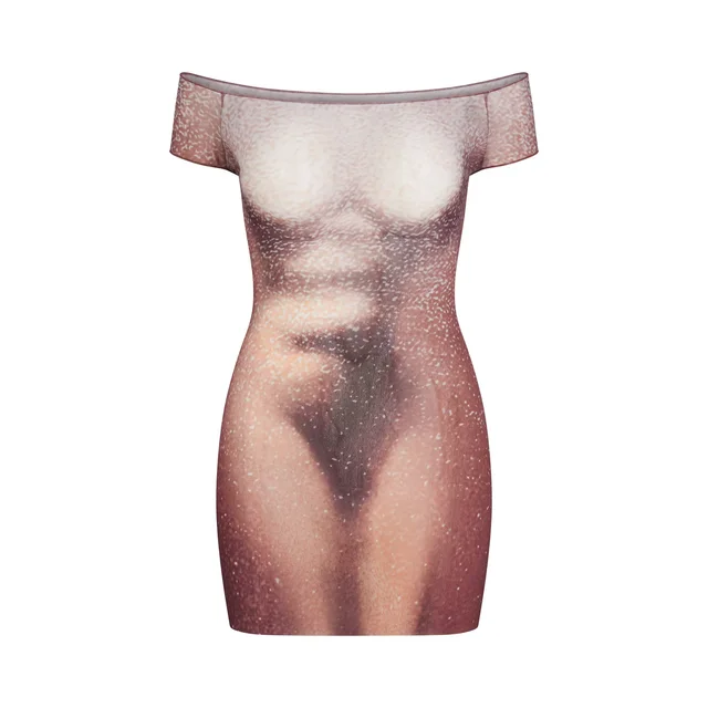 SKIMS mesh cover-ups mini dress, photo 2 of 2 from SKIMS