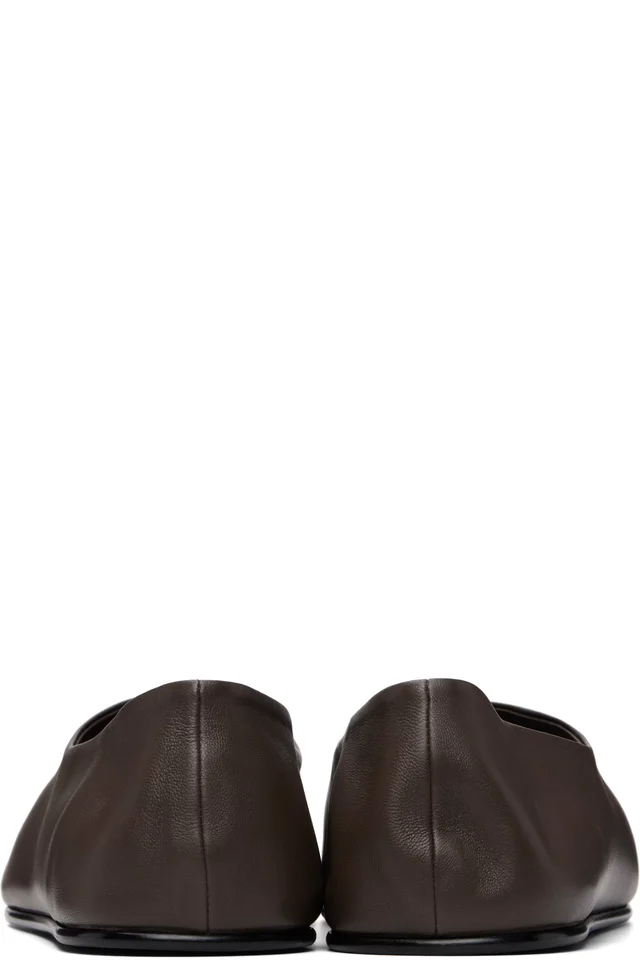 Fear of God Brown Ballerino Loafers, photo 2 of 4 from SSENSE