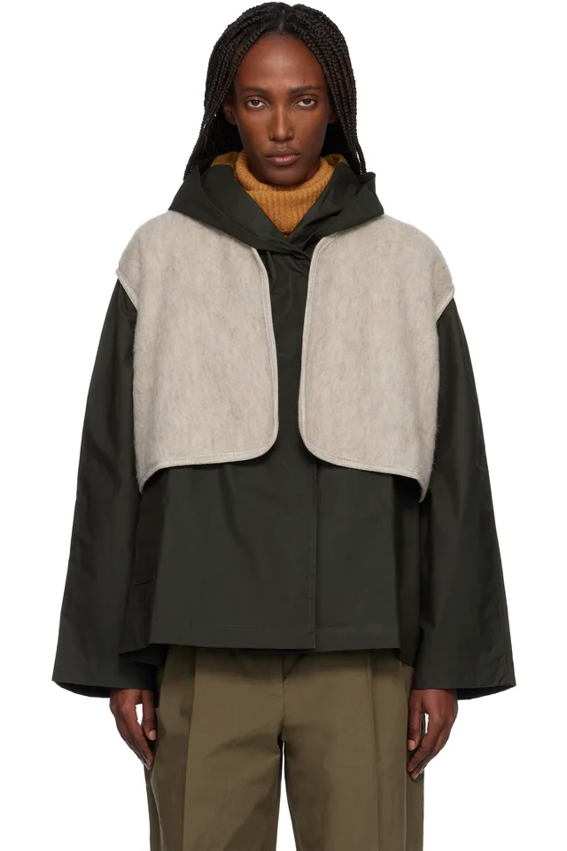 Baserange Taupe Capas Vest, image 1 of 1 from SSENSE
