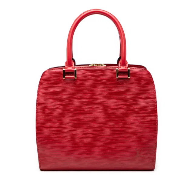 Red Louis Vuitton Epi Pont Neuf Handbag in Red Leather from Designer Revival