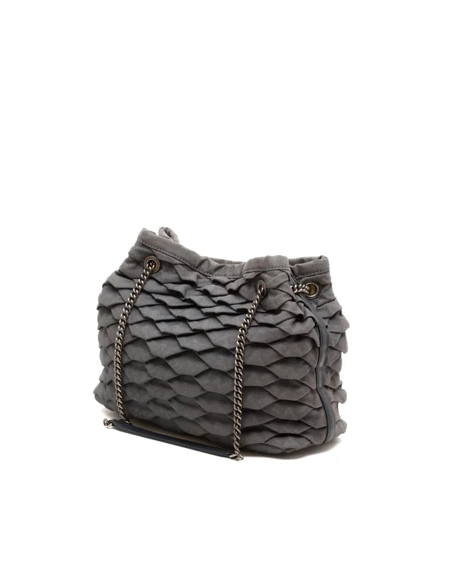 Chanel CC Scale Effect Denim Shopping Bag in Denim from A Retro Tale, photo 3 of 10