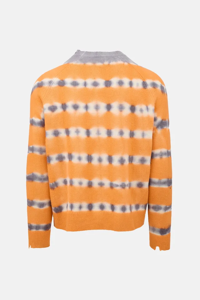 Diesel Distressed Wool Tie Dye Sweater in Wool from VSP Consignment, photo 2 of 2