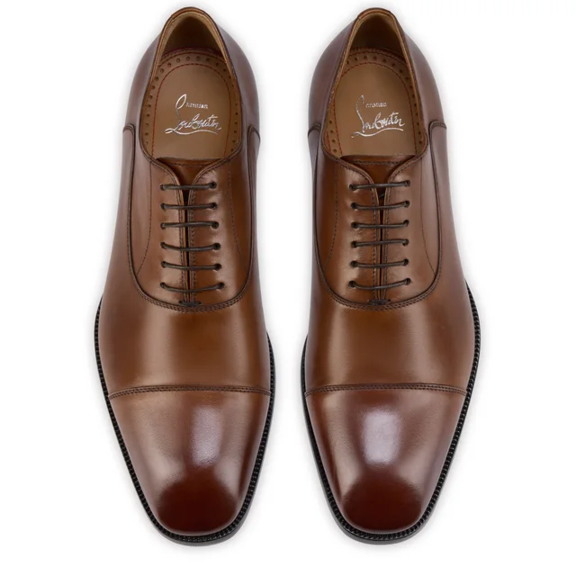 Christian Louboutin Greggory leather Oxford shoes, photo 3 of 5 from SENSER