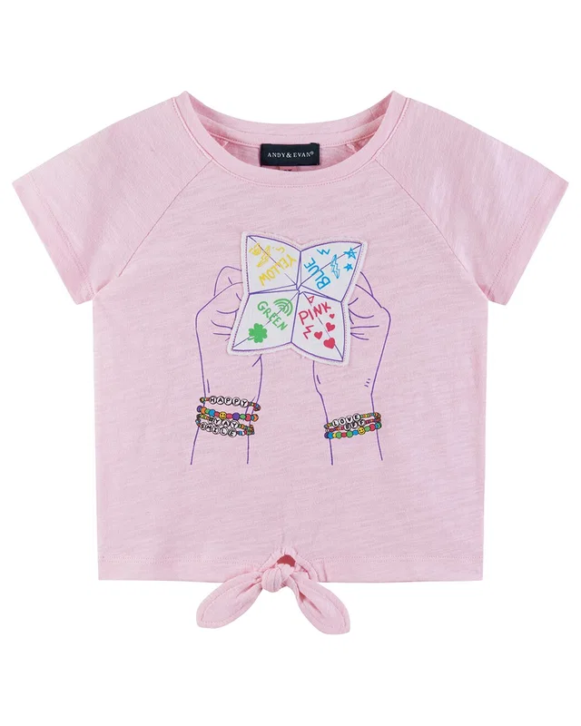 Andy & Evan Raglan Knot Detail T-Shirt, image 1 of 1 from Gilt
