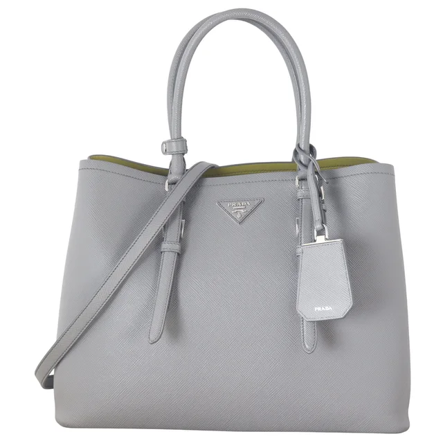 Prada Saffiano Cuir Double Bag Large in Saffiano leather from Luxe.It.Fwd