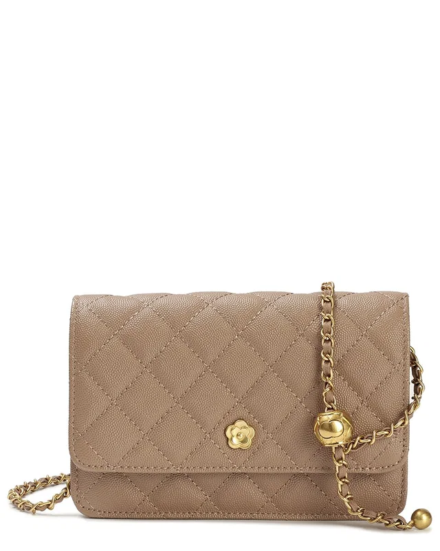 Tiffany & Fred Paris Quilted Caviar Leather Crossbody, image 1 of 1 from Rue La La
