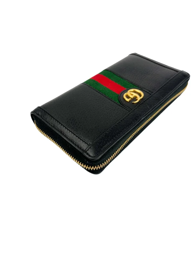 Gucci Zip Wallet in Black Leather from Season 2 Consign, photo 2 of 3