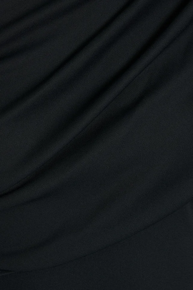 Carolina Herrera Asymmetric Draped Jersey Top, photo 4 of 4 from THE OUTNET