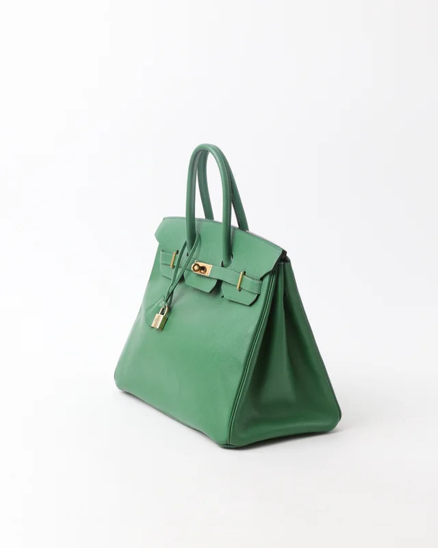 Hermès Birkin 35 Epsom Vert Bengale Bag in Green Epsom leather from A Retro Tale, photo 2 of 13