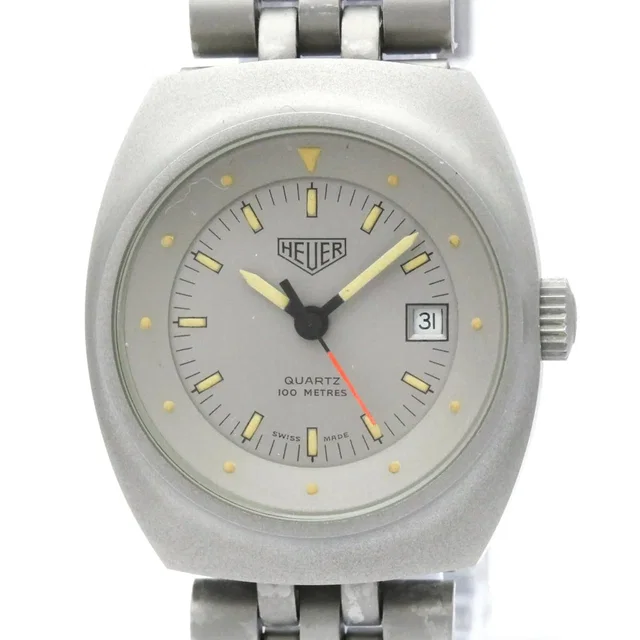 TAG Heuer Professional Stainless Steel Ladies Quartz Watch 982.058 in Silver in silver|gray from Grailed