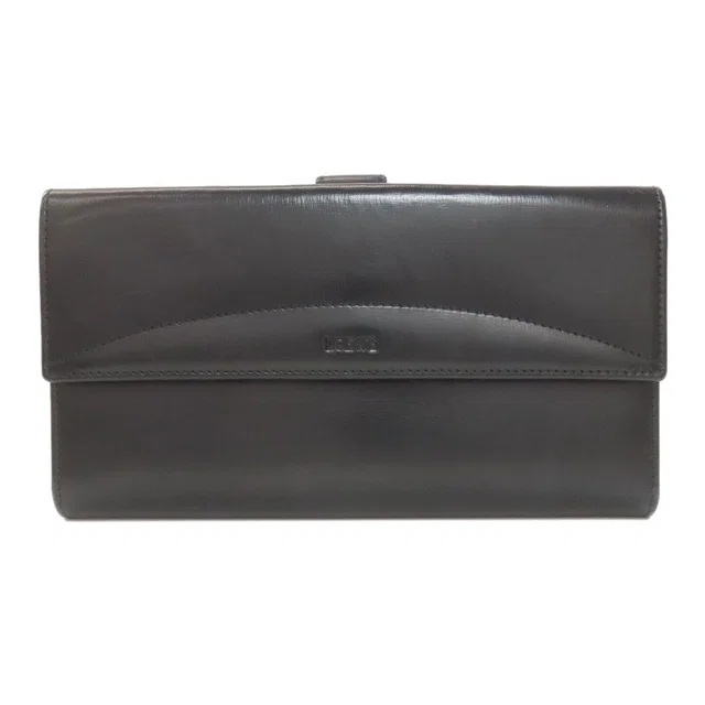 Loewe Logo Wallet Leather in Leather from The Reluxe