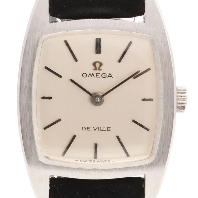 Omega De Ville Warch 551.05 Manual winding Silver in Silver Leather from VINTAGE QOO TOKYO, photo 2 of 2
