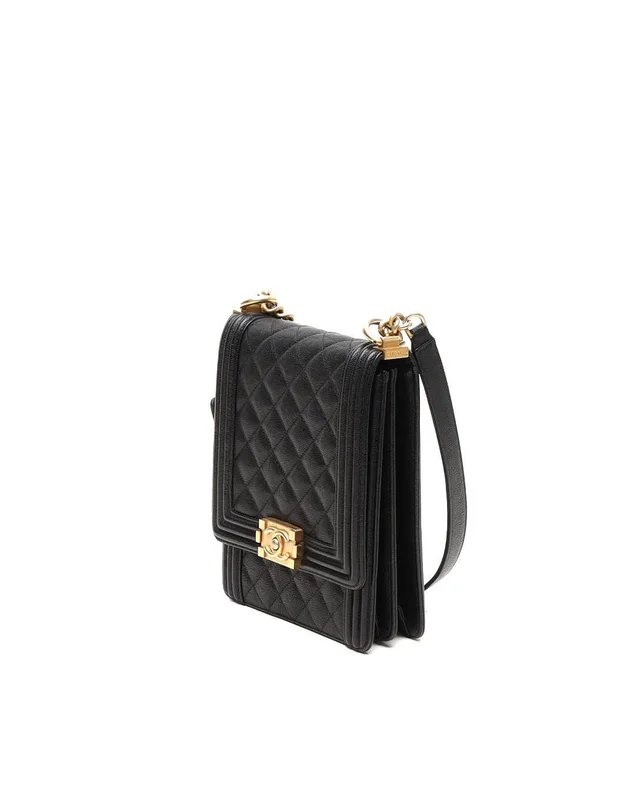 Chanel Caviar North/South Boy Bag in Caviar leather from A Retro Tale, photo 2 of 10