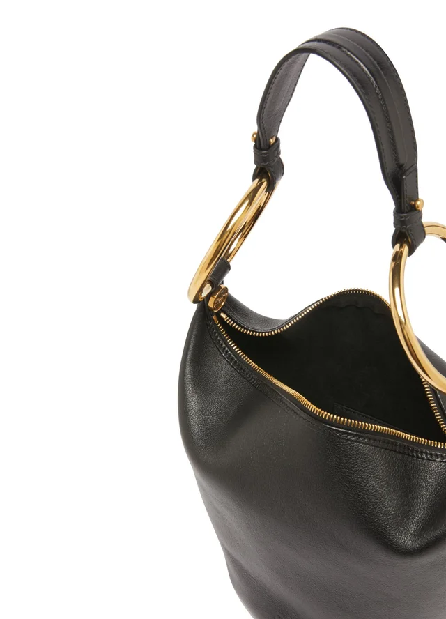 CHLOE Bracelet small shoulder bag in Black Main material: 100% leather domestic calf bos taurus, lining: 100% leather domestic calf, photo 5 of 9 from 24S (Canada)