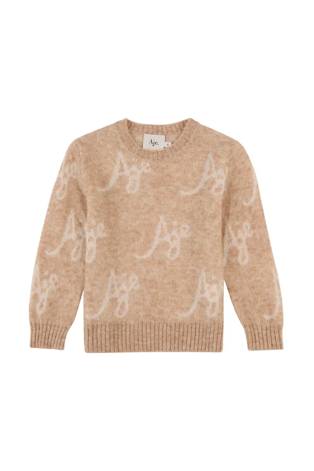 AJE Minnie Kids Jumper in White from Aje, photo 1 of 1