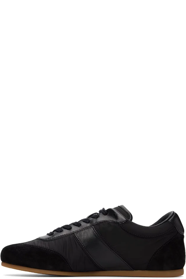 LEMAIRE Black Soft Runner Sneakers, photo 3 of 5 from SSENSE