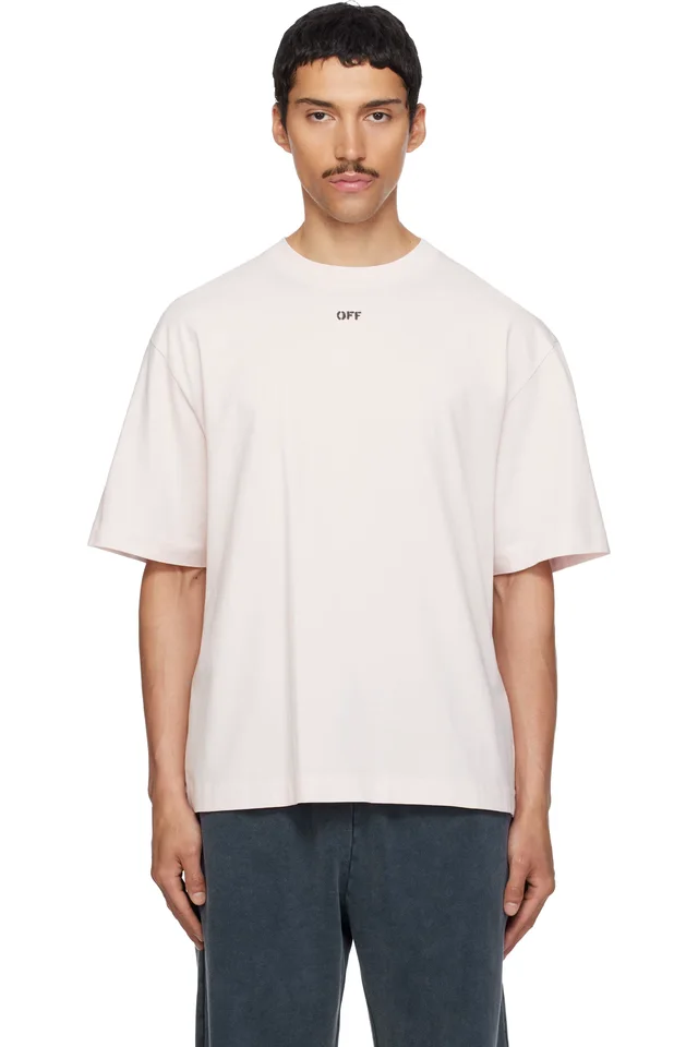 Pink Rubbed Paint Arrow Skate T-shirt, image 1 of 1 from SSENSE