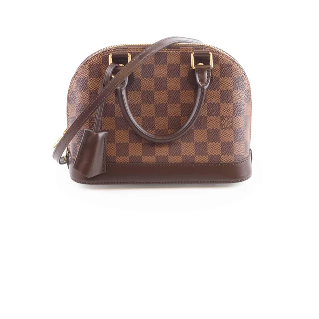 Louis Vuitton Alma BB Damier Ebene in Brown Canvas from The Purse Affair
