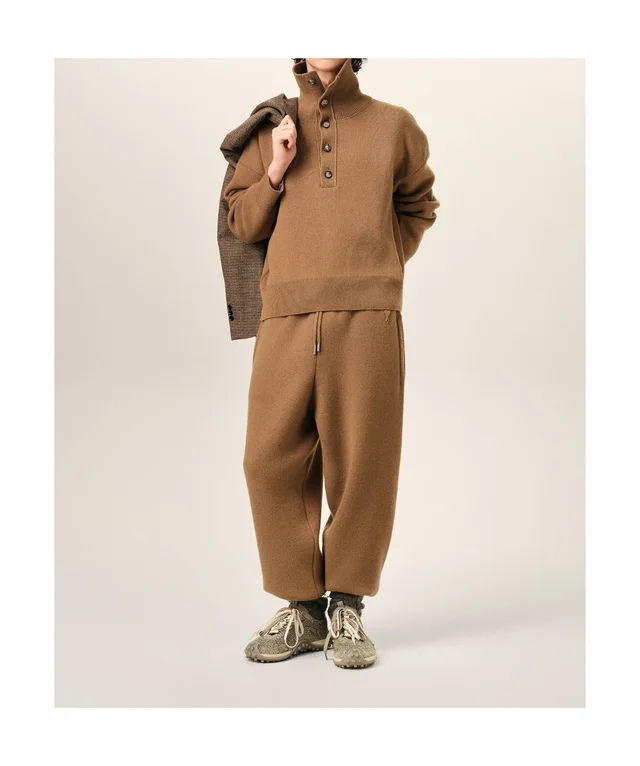 Ami Paris AMI High Buttoned Collar Sweater, photo 4 of 6 from SENSER