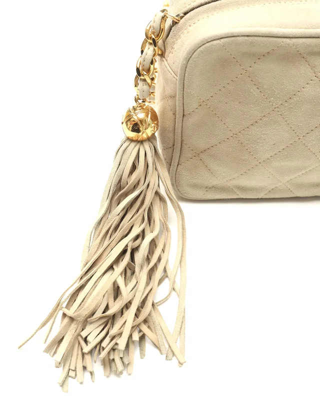 Chanel CC Tassel Camera Bag in Suede from A Retro Tale, photo 7 of 13