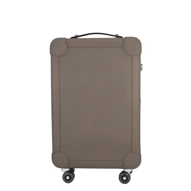 Hermès RMS Rolling Mobility Suitcase Etain/BlackH087171CMAA Taurillon Clemence in Taupe Clemence leather from GALLERY RARE