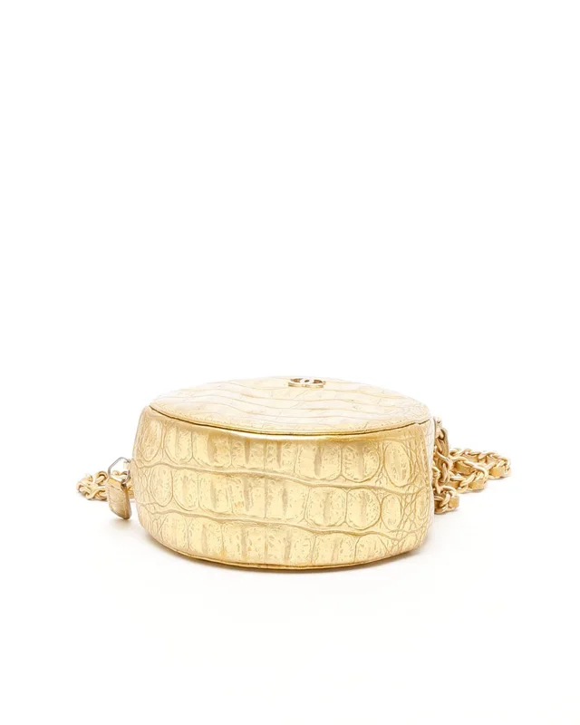 Chanel CC Round Chain Shoulder Bag in Crocodile from A Retro Tale, photo 4 of 10