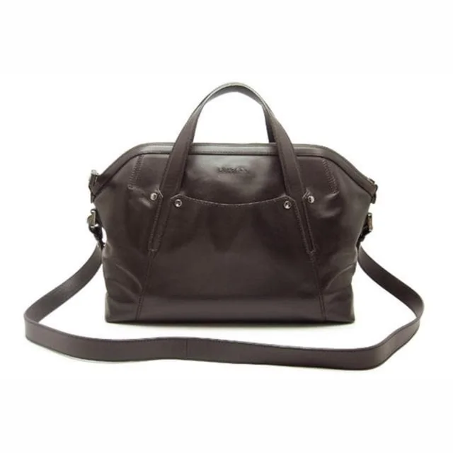 Bvlgari 2-Way Briefcase 35372 in brown|red Leather from Poshmark, photo 1 of 1