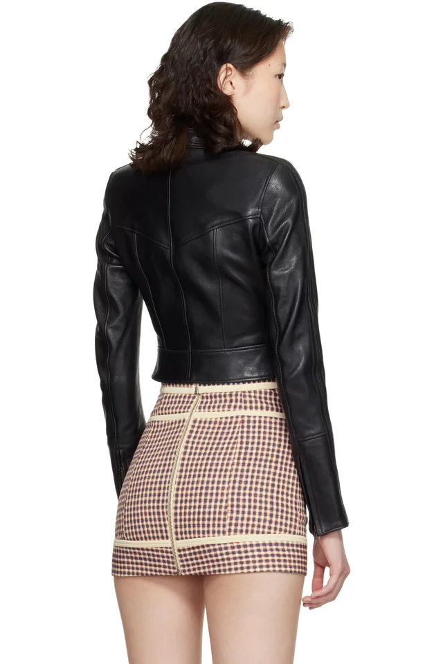 KNWLS Black Claw Leather Jacket, photo 3 of 4 from SSENSE