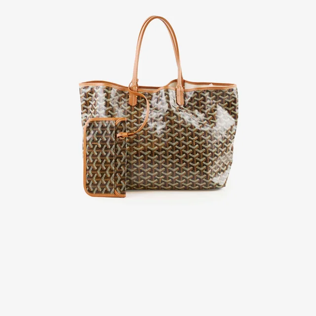 Goyard St Louis PM Tote Tan in Brown Canvas from The Purse Affair