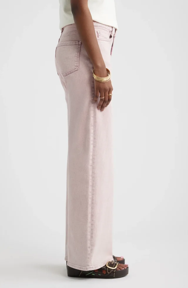 Treasure & Bond High Waist Wide Leg Jeans in Pink, photo 4 of 7 from Nordstrom Rack