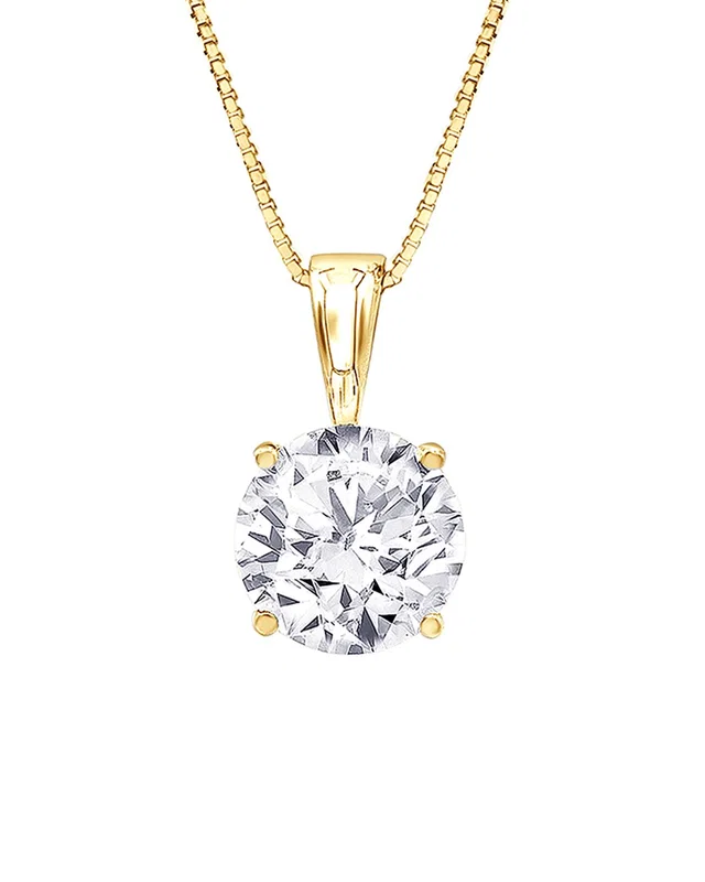 Lab Grown Diamonds 14K 0.75 ct. tw. Lab-Grown Diamond Pendant Necklace, image 1 of 1 from Rue La La