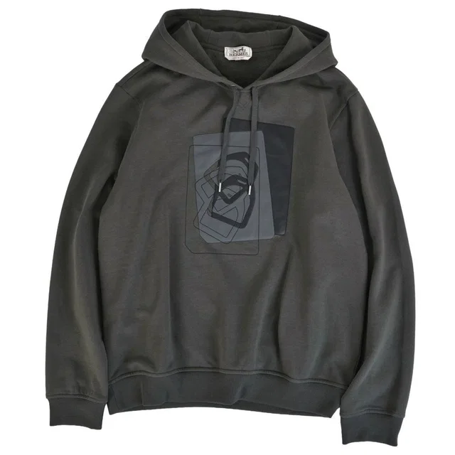 Hermès Hoodie Sweatshirt Pull in Lambskin from The Reluxe