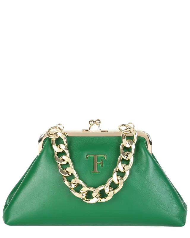 Tiffany & Fred Paris Iconic Leather Frame Clutch, image 1 of 1 from Rue La La