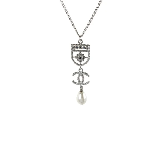 Chanel Coco Mark Emblem Necklace Costume Jewelery from The Purse Affair