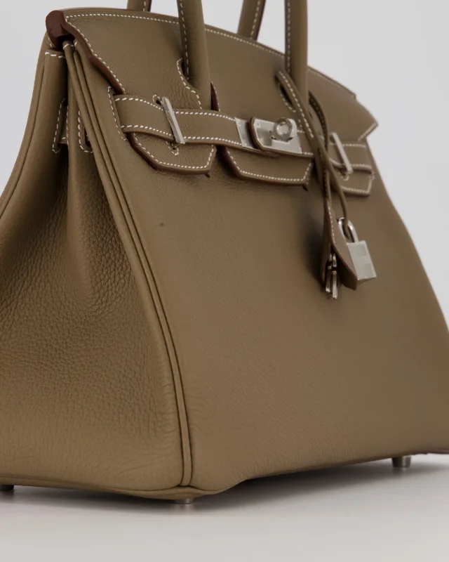 Hermès Birkin 30 Retourne Bag in Taupe Togo leather from Sellier, photo 10 of 20