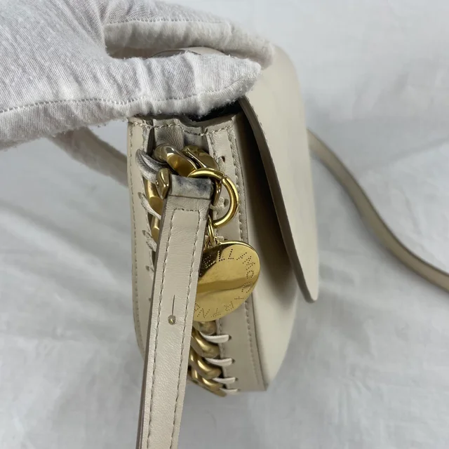 Stella McCartney Frayme Medium Flap Shoulder Bag in Vegan leather from Reowned, photo 7 of 10
