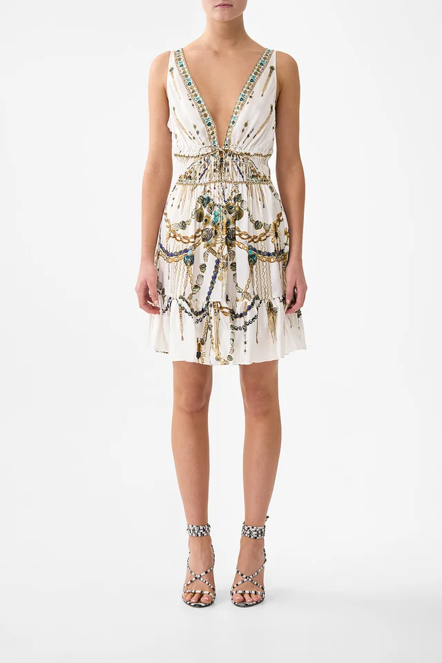 Camilla eBoutique SHIRRED WAIST DETAIL MINI DRESS CHAIN GANG from CAMILLA, photo 1 of 1