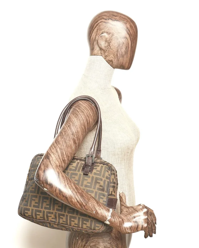 Fendi Zucca Shoulder Bag in Canvas from A Retro Tale, photo 9 of 9