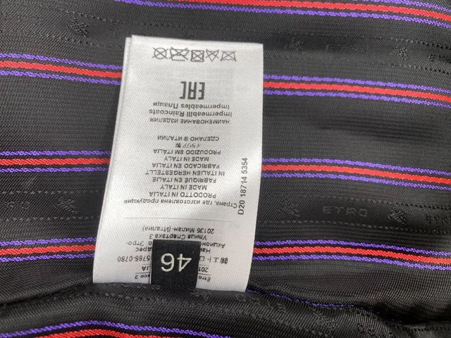 Black Etro Coat, 14 in Black from Luxury Promise