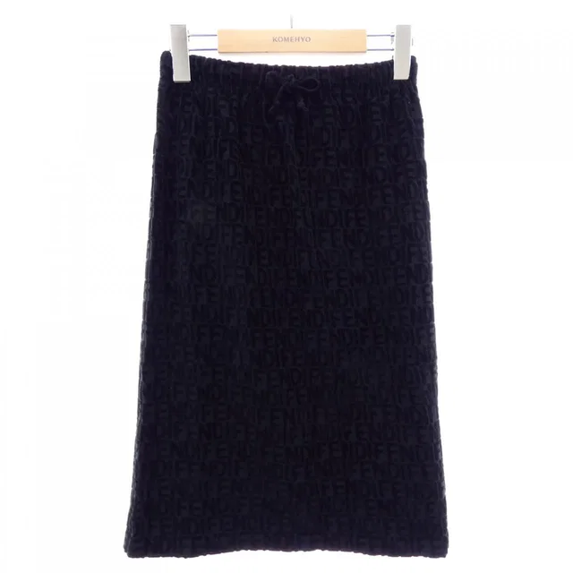 Fendi Vintage Skirt Black in Black from The Reluxe