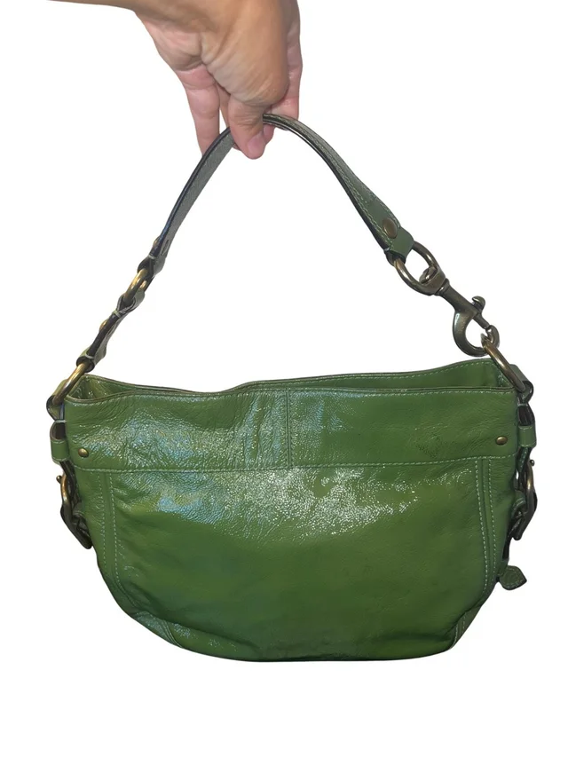 Coach Zoe Green Hobo Shoulder Bag in green Patent leather from Poshmark, photo 3 of 3
