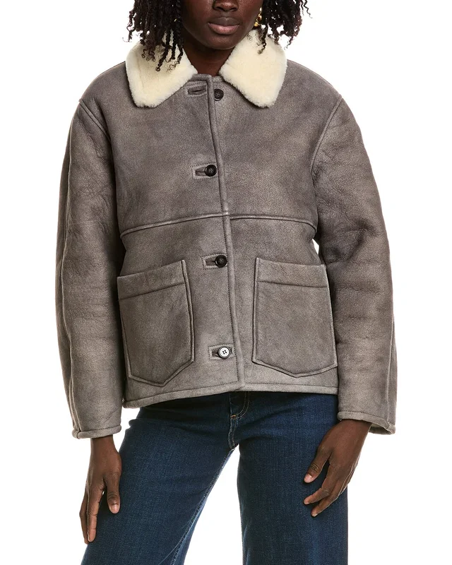 Officine Générale Laurence Suede & Shearling Jacket, image 1 of 1 from Rue La La