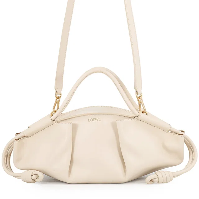 Loewe Paseo 2WAY Handbag IvoryA709P48X02 Leather Size Small in Leather from GALLERY RARE